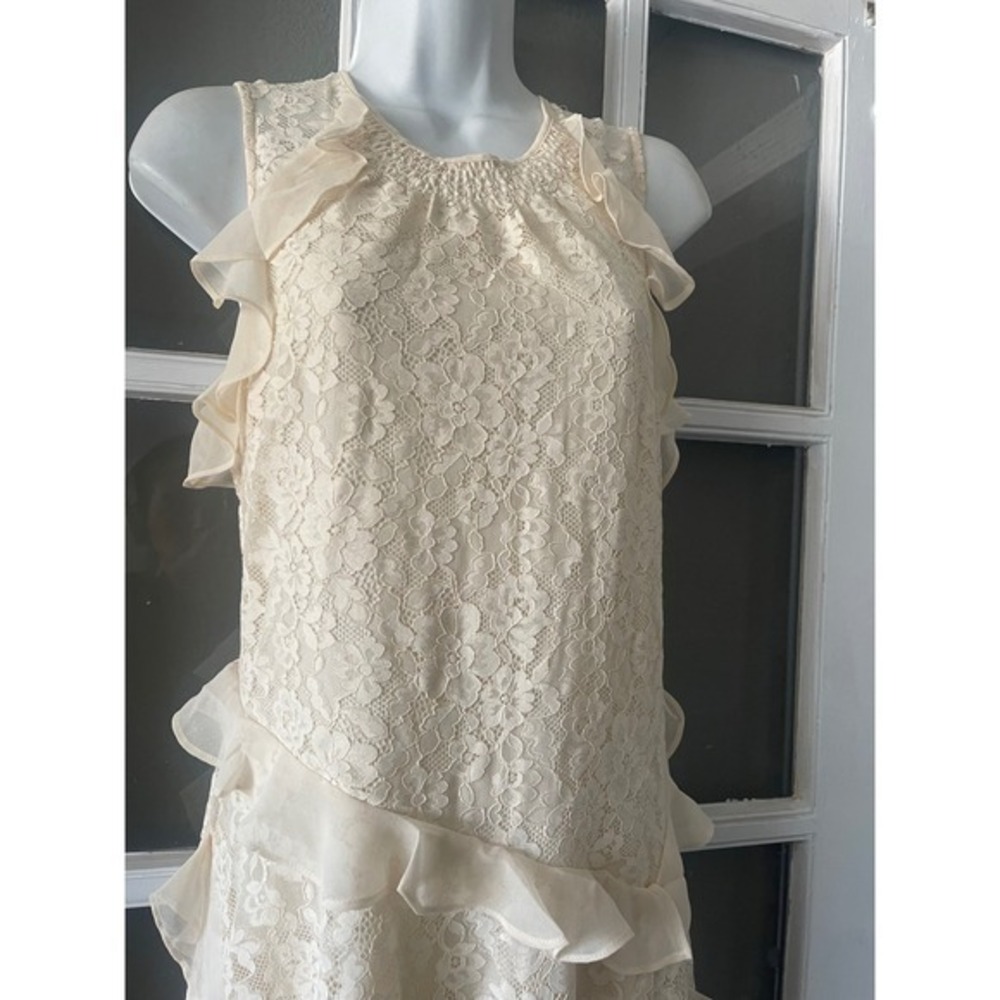 New Sundance Lace Ruffle Dress - Picture 5 of 8